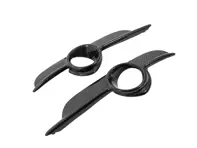 Fog lamp bezel set carbon fibre. Porsche 987.1 Cayman - 98750572100G2X, 98750572200G2X, 9875057230001C, 9875057240001C - E408